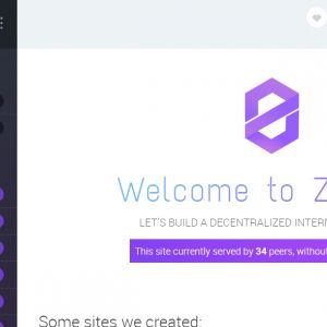 使用 ZeroNet 搭建P2P全球网站